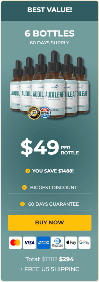 Order AudiLeaf 6 Bottles